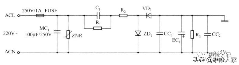 电风扇的工作原理及其简图（电风扇的工作点原理图解）(1)