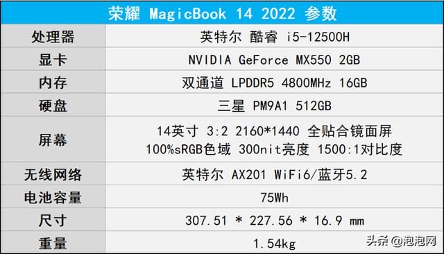 magicbook14 详细参数（荣耀 MagicBook14 评测）(17)