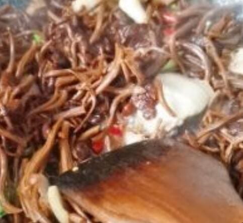 饭店干煸茶树菇的做法窍门 美味的干煸茶树菇的做法图解(图6)