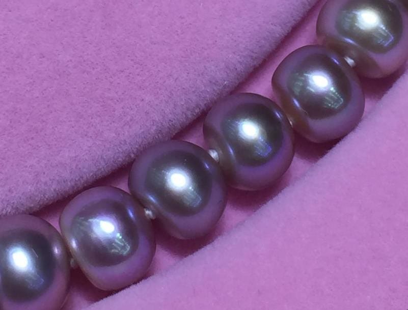 珍珠哪个颜色最贵 紫色珍珠12mm多少钱一颗(图1)
