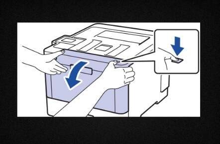 兄弟牌打印机显示更换墨粉盒怎么办 兄弟牌打印机提示更换墨粉盒(图2)