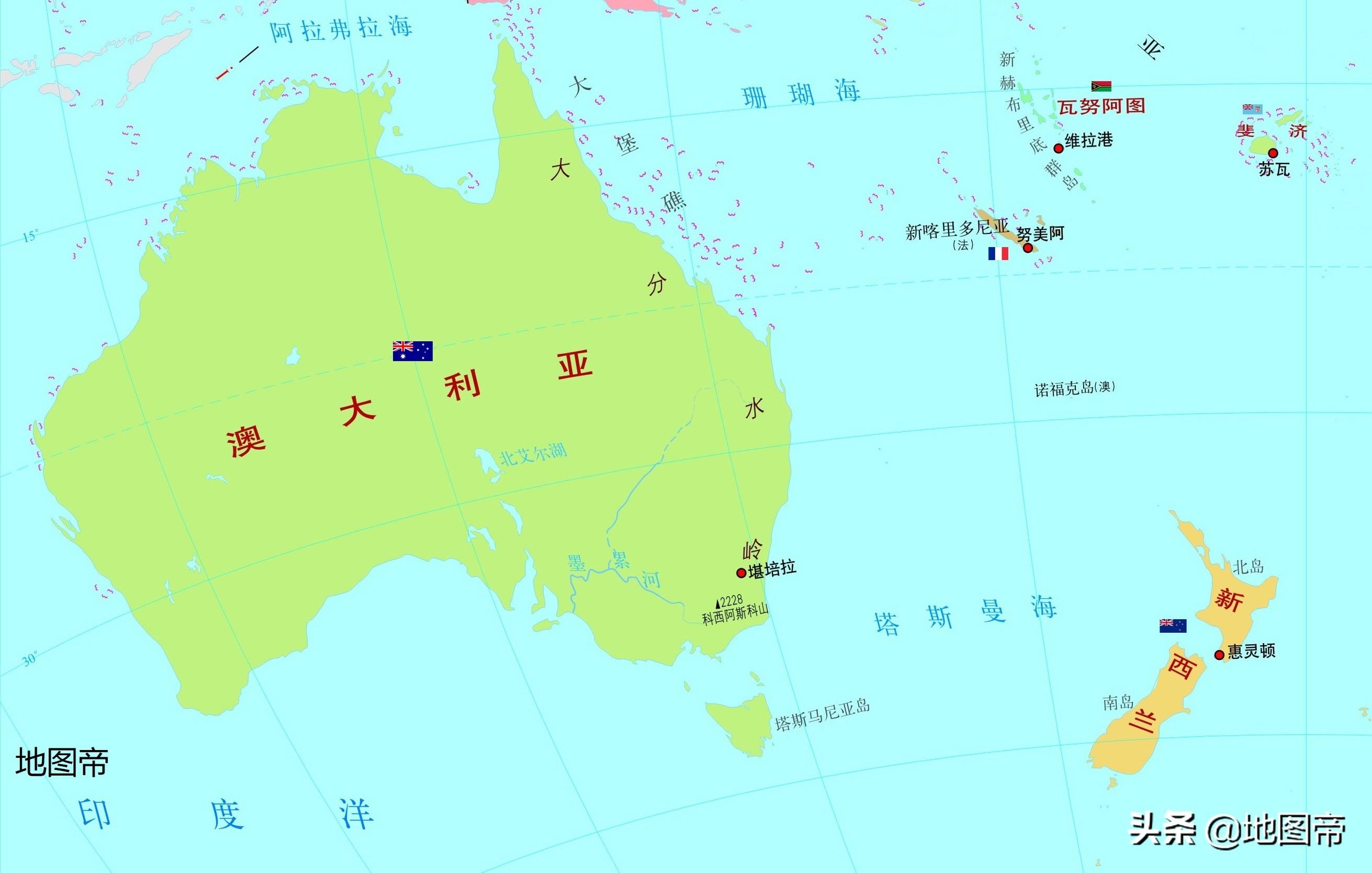 澳大利亚和新西兰的距离 澳大利亚和新西兰距离有多远(图5)