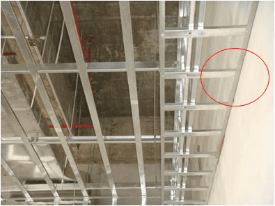 轻钢龙骨吊顶的施工工艺流程 轻钢龙骨吊顶详细过程(图28)