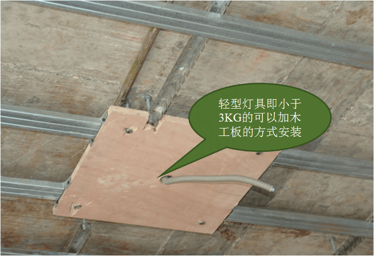 轻钢龙骨吊顶的施工工艺流程 轻钢龙骨吊顶详细过程(图49)