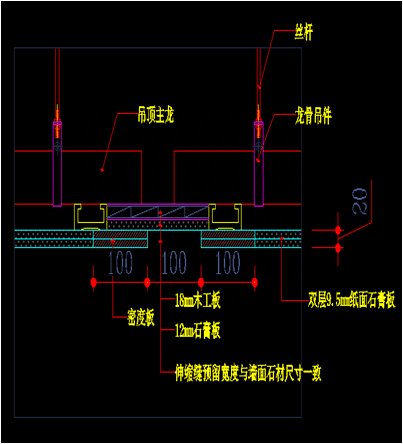 轻钢龙骨吊顶的施工工艺流程 轻钢龙骨吊顶详细过程(图67)