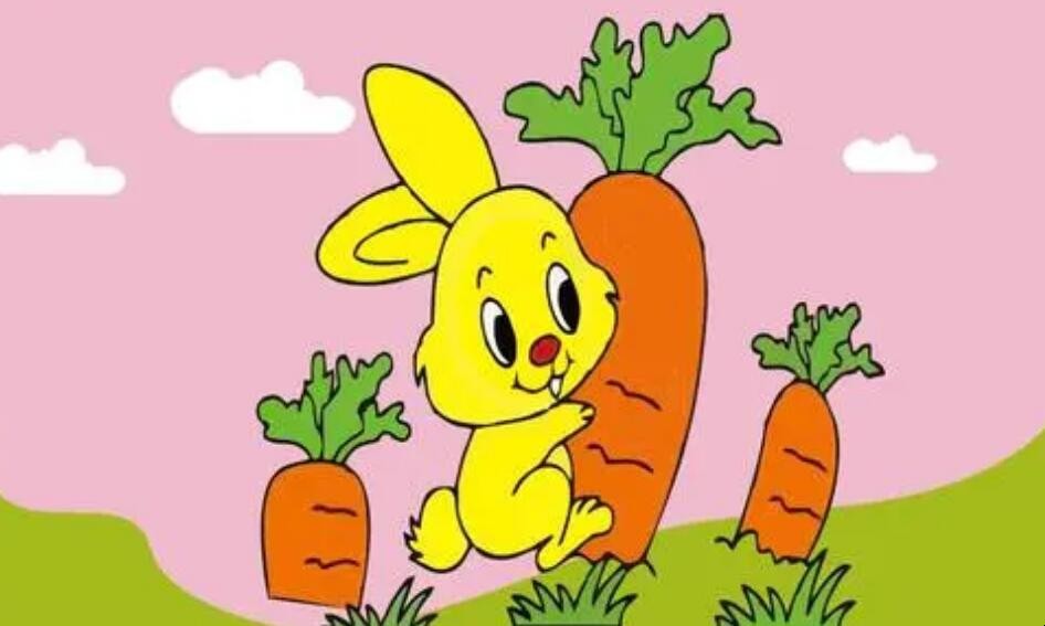 小白兔拔萝卜的童话故事作文怎么写 小白兔拔萝卜怎么写一段话二年级(图1)