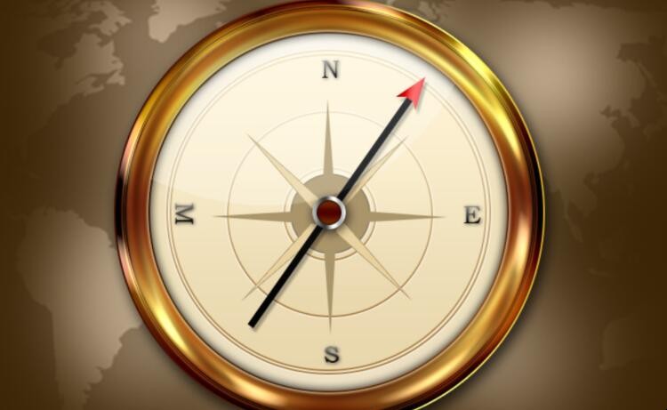 指南针n代表什么方向 指南针红色的一头指向什么方向另一端(图1)