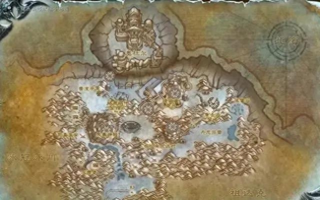 魔兽世界风暴峭壁全图详解：副本位置一网打尽